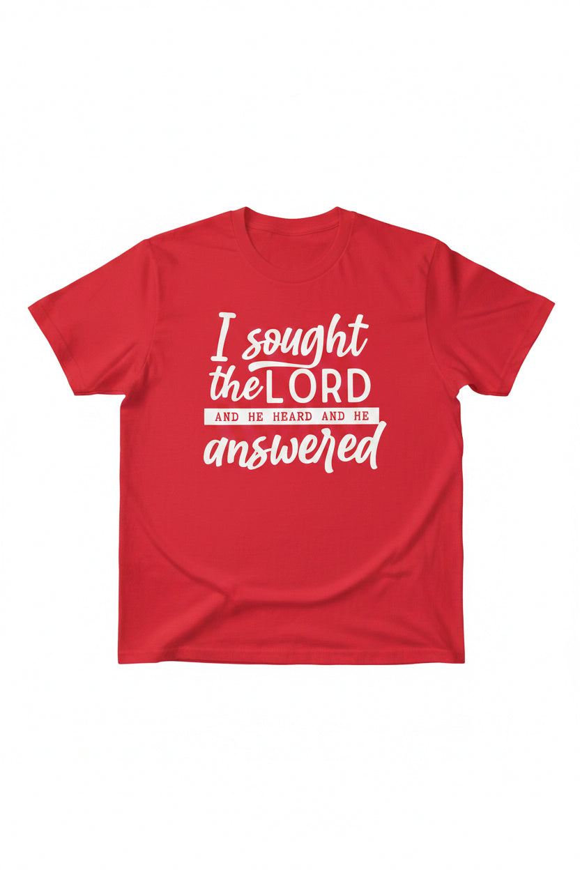I Sought the Lord and He heard and He answered!